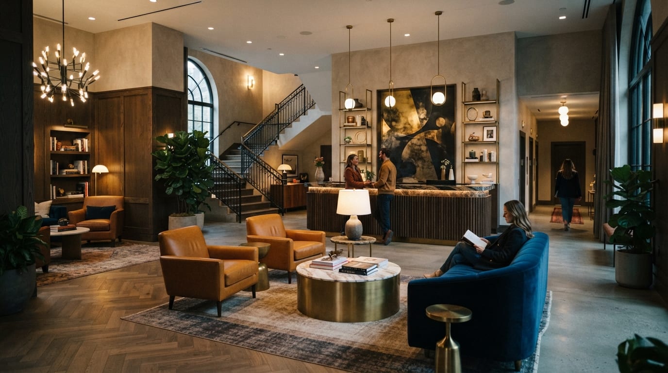 Boutique Hotel Staging Design